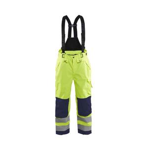 BLAKLADER - 186719773389C58 Pantalones de concha de alta visibilidad Amarillo/Azul marino-EAN 7330509691878 ROPA DE TRABAJO DE LA HI-VIS - Product Image 1