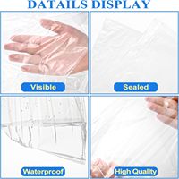 Lot de 30 sacs plats transparents en polyéthylène de 30x40 pouces, 1,4 mil, pour vêtements, marchandises, aliments, cadeaux, fabriqués en Chine