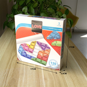 Juego Educativo de Desafío de Inteligencia, Bloques Transparentes Coloridos en Forma de Corazón, Rompecabezas de Escritorio para el Desarrollo del Razonamiento Lógico - Product Image 6
