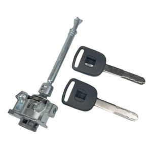 Cilindro de Cerradura de Puerta Delantera Lado del Conductor para Honda CRV 04921 TLA A01, Repuesto Cilíndrico de Aluminio Gris - Product Image 4