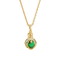 Fortune Choux Titane Acier Collier Femme Minorité Tempérament Lumière De Luxe Clavicule Chaîne