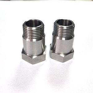 Thép không gỉ M18 x 1.5 bung chủ đề kiểm tra mở rộng ống Extender Adapter Spacer <span class=keywords><strong>CNC</strong></span> biến gia công dropship phụ tùng ô tô - Product Image 2