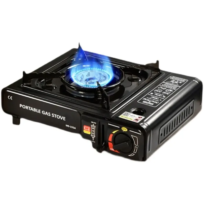 Cuisinière à gaz de camping portable au butane propane à 1 brûleur classique de Offre Spéciale avec étui de transport