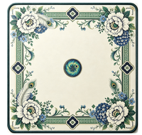 Tapis de mahjong de style américain et nappe antidérapante insonorisante pour le mahjong américain et les jeux de cartes