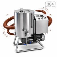Machine à broyer les chocolats verticalement LST 30/50 kg |   Système de broyage de qualité alimentaire SS304 |   Contrôle automatique PLC pour la pâte de noix de cacao