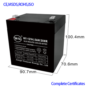 공장 가격 <span class=keywords><strong>12V</strong></span> <span class=keywords><strong>4.5Ah</strong></span> 5Ah F1 교체 납산 배터리 유지 보수 무료 배터리 - Product Image 2
