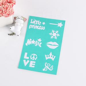 Personalizado ahueca hacia fuera el oro <span class=keywords><strong>Henna</strong></span> pegatina aerógrafo tatuaje plantillas reutilizables cuerpo arte tatuaje plantilla molde pegatina - Product Image 4