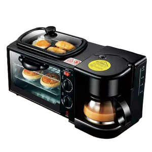 En stock 3 en 1 Food Three One Makers 3In Máquina para hacer desayunos Máquina para hacer <span class=keywords><strong>parrilla</strong></span> tostada para electrodomésticos 3 en 1 Eléctrica - Product Image 1
