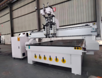 Router CNC para Madera de Doble Cabezal y 3 Ejes, Multifuncional y de Alta Eficiencia, Modelo 1325, con Control DSP y Funciones de Ahorro de Energía