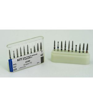 Ensemble de fraises diamantées à extrémité sûre fraises de préparation des dents pour la restauration postérieure antérieure - Product Image 5