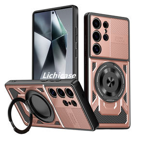 Funda Protectora Magnética Resistente Lichicase con Soporte Plegable para Samsung S26, S26 <span class=keywords><strong>Plus</strong></span>, S26 Ultra, Personalizable - Product Image 1