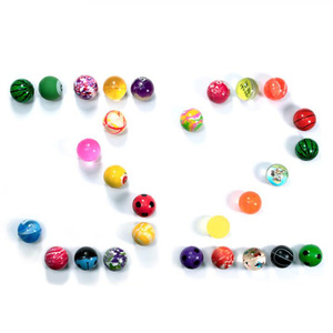 Balle en caoutchouc W273 32MM, jouets pour enfants, jouets sautillants, balle en plastique rebondissante, jouet pour enfant - Product Image 1
