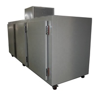 Congélateur commercial extérieur à 3 portes avec ventilateur et bloc de glace pour restaurant et cuisine, contrôle numérique, 5 étoiles énergétiques