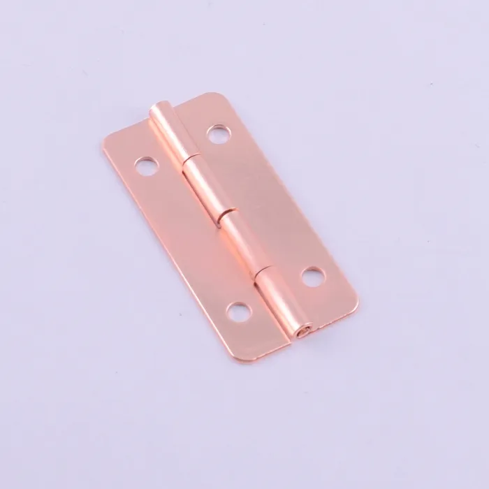 rose gold small metal butt hinge for wooden jewelry box accessories