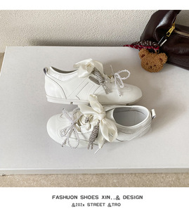 Women's Soft Leather Soft Soled <b>Silver</b> Agande Training Shoes 2026 Spring Summer New Arrival <b>Flat</b> Casual Ballet <b>Flats</b> - Product Image 5
