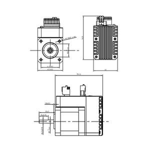 JMC 0.48N.<span class=keywords><strong>m</strong></span> Nema17統合クローズドループステッパモーター24VDC 0-1500RPMハイブリッドサーボモーターとドライバーIHSS42-24-05 - Product Image 3