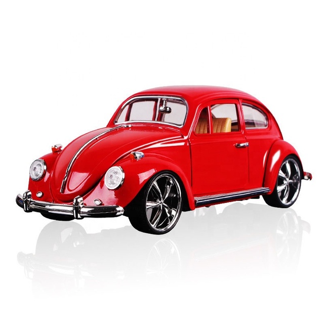 Custom Retro 1 18 Diecast Model Toy Car Beetle 3-Color Supplier