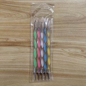 Juego de 5 Herramientas para Decoración de Uñas Mandala, Pluma Doble para Puntear, Herramienta para Recoger Diamantes de Imitación, Suministros para Pintar y Manualidades, Modelo DI0002 - Product Image 4