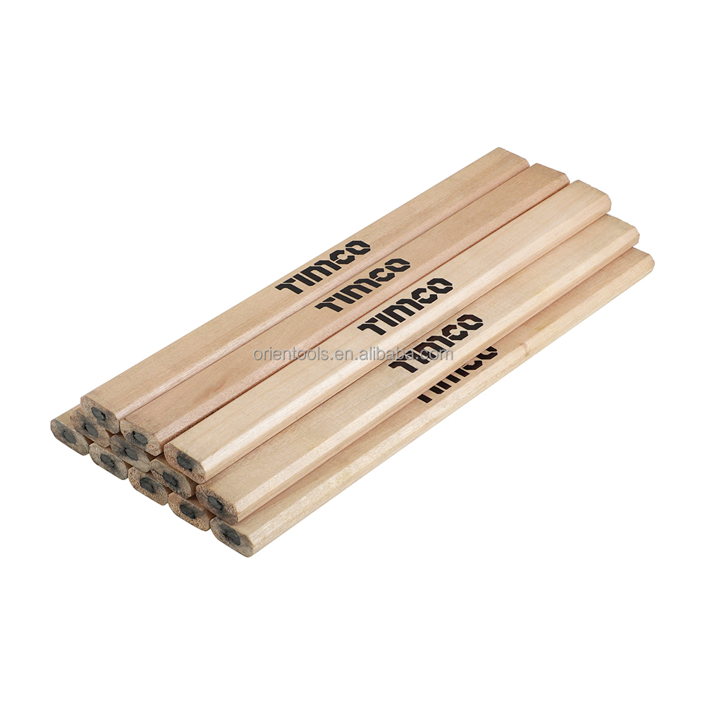 Wooden Carpenter Pencil Standard WoodWorking Construction Pencils