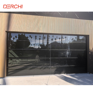 Tùy chỉnh điện cắt Con lăn cửa nhà để xe giá rẻ xem đầy đủ nhôm cửa nhà để xe không khung - Product Image 1