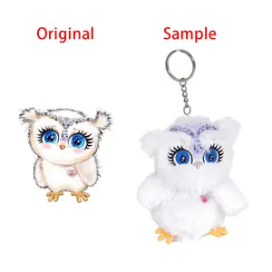 Factory Price Cute Soft Baby Toys Stuffed Fox/Animals Kid Mini Plush Keychains Toys
