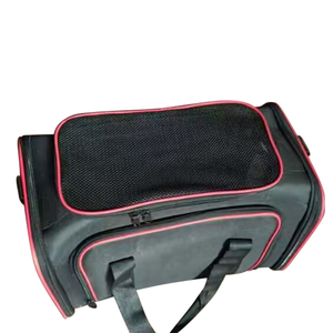 Sac de transport pour animaux de compagnie extensible et respirant avec fermeture éclair, en tissu Oxford 600D, sac fourre-tout bandoulière pour chats et chiens, pliable pour les voyages et l'extérieur - Product Image 6