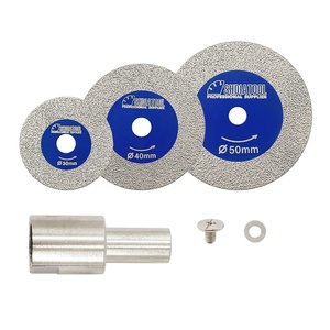 Lame de scie <span class=keywords><strong>diamant</strong></span>ée super fine 30/40/50 mm <span class=keywords><strong>avec</strong></span> bride amovible pour la gravure et la découpe <span class=keywords><strong>du</strong></span> <span class=keywords><strong>verre</strong></span>, <span class=keywords><strong>du</strong></span> jade et <span class=keywords><strong>du</strong></span> cristal - Product Image 2