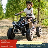 Véhicule tout-terrain électrique à quatre roues pour enfants, jouet à piles pour garçons et filles, buggy de plage de grande taille en plastique