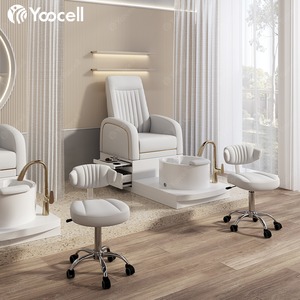 เก้าอี้นวดทำเล็บเท้าสำหรับร้านเสริมสวย Yoocell รุ่นปี <span class=keywords><strong>2022</strong></span> เก้าอี้ทำเล็บมืออาชีพสำหรับร้านทำเล็บ - Product Image 5