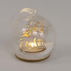 <span class=keywords><strong>Boule</strong></span> d'ornement lumineuse LED <span class=keywords><strong>de</strong></span> <span class=keywords><strong>Noël</strong></span> <span class=keywords><strong>personnalisée</strong></span> 80 mm Boules <span class=keywords><strong>de</strong></span> <span class=keywords><strong>Noël</strong></span> personnalisées personnalisées - Product Image 2