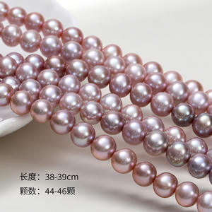 ผู้ผลิตขายส่งเครื่องประดับทำมือ DIY สร้อยคอไข่มุกน้ำจืดธรรมชาติ สไตล์สบายๆ สีขาวและชมพู - Product Image 2