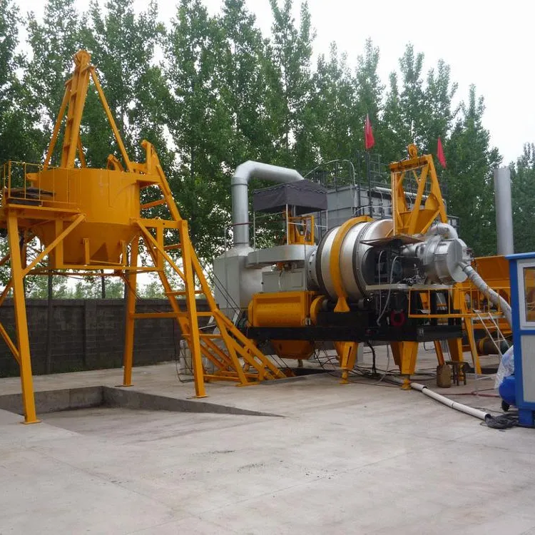 Mobile Asphalt Mixing Mesin Mixing Plant QLB60 untuk Jalan Paving Aspal