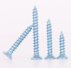 LeGood self tapping phillips <b>flat</b> head <b>screw</b> zinc plated carbon steel #8 thread 5/8inch - Product Image 6