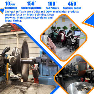 إكسسوارات أرجل طاولة مخصصة بسيطة وراقية على شكل طبق طائر وبيضاوي ومخروطي، مصنوعة من الصفائح المعدنية المختومة YaXin YX-11 - Product Image 5