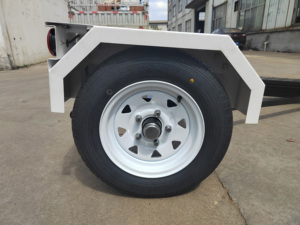 Remolque de coche con plataforma rodante con guardabarros - Product Image 5