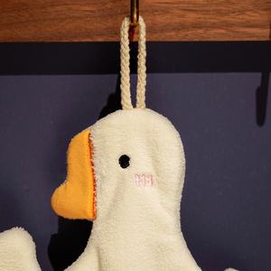 Lingettes absorbantes super absorbantes en forme d'oie mignonne à suspendre, lingettes de cuisine, lingettes pour enfants, usage domestique - Product Image 1