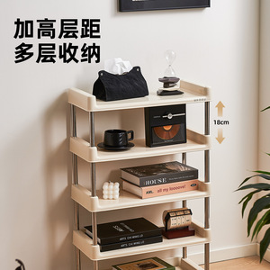 Multi Tier Storage Rack 5 Layers Plastic Standing Type For Shoes Eco Friendly Organizer Rectangle Shape - Product Image 2