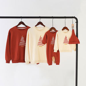 Abito in cotone organico per famiglie felpa abbinata famiglia abiti personalizzati da papà e figlio abbinati a <span class=keywords><strong>Mama</strong></span> e Mini maglione - Product Image 1