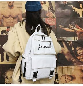 Mochila Escolar Coreana de Moda para Estudiantes Universitarias, Mochila Portátil de Lona para el Campus, Venta Directa al por Mayor - Product Image 2