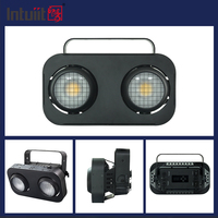 LED 200W Blinder Bühnenscheinwerfer 2-in-1 Amber Warmweiß IP65 Aluminiumlegierung mit AutoRun/DMX für Veranstaltungen Hochzeiten Theater Kirche