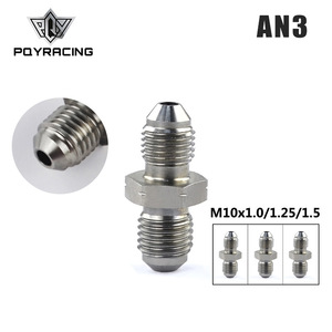 Conector de Freno de Acero Inoxidable AN3 M10, Rosca Doble 3/8x24 UNF, Junta Rotatoria para Actualización y Reequipamiento - Product Image 4