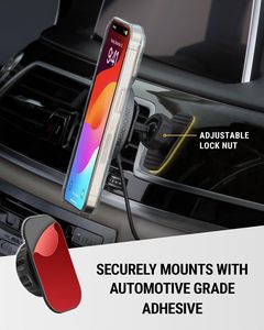 Chargeur de <span class=keywords><strong>voiture</strong></span> sans fil Qi2 15W à charge rapide magnétique, support pour grille d'aération du tableau de bord, premium, universel pour smartphone - Product Image 6