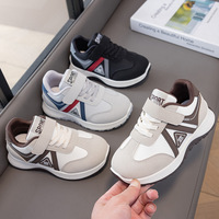 Baskets Enfant 2026 Nouvelle Collection Semelle Souple Antidérapante Style Coréen Légères Color-Block Chaussures Décontractées Fermeture Velcro Pour Tous