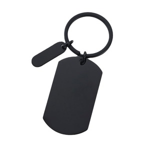 <span class=keywords><strong>Porte</strong></span>-<span class=keywords><strong>clés</strong></span> long en acier inoxydable avec impression laser couleur, matériau vierge pour cadeaux de fêtes - Product Image 5