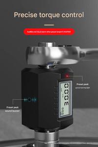 Adaptateur de couple numérique en gros 1/2 LCD Kunci Torsi 30N 135N 200N 340N Torquimètre numérique CE <span class=keywords><strong>Clé</strong></span> <span class=keywords><strong>dynamométrique</strong></span> pour mécanicien/reparation automobile - Product Image 5