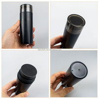 STOCK LIMITÉ MOQ faible Bouteilles en poudre noires écologiques et recyclables (40ml/50ml/100ml) pour l'emballage de produits capillaires, corporels et cosmétiques