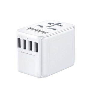 Worldplug xách tay phổ Travel <span class=keywords><strong>Adapter</strong></span> 10A Đồng điện cắm 4 cổng đầu ra <span class=keywords><strong>USB</strong></span> NFC mạng trên toàn thế giới cắm <span class=keywords><strong>Adapter</strong></span> - Product Image 1