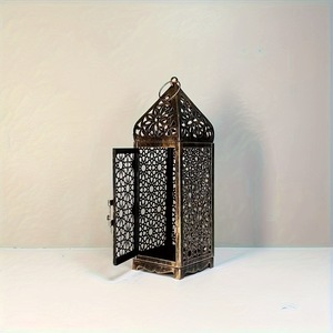 Temu European Iron Art <b>Lantern</b> <b>Vintage</b> Retro Candlestick Holder Handmade Eco-friendly Christmas Home Decoration Infinit Brand - Product Image 3