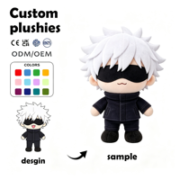 Peluche personnalisée OEM ODM en forme de renne, personnage de dessin animé, figurine en peluche douce, jouet en peluche, cadeau pour les fans, unisexe