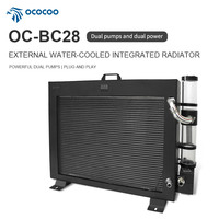Système de refroidissement par eau silencieux OC-BC28 à 12 ventilateurs, radiateur pour PC, armoire de serveur, 4000W, 25dBA, boîtier d'ordinateur